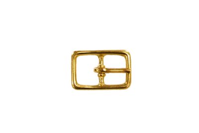 brass buckle, center bar buckle, 121 buckle