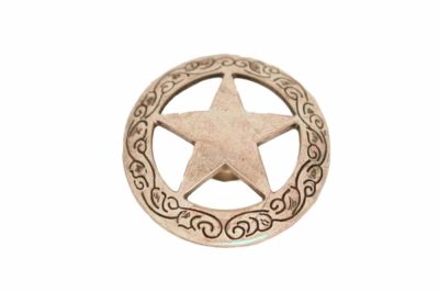 Antique Silver Star Concho