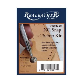 snap setter, realeather kit, line 20 snaps