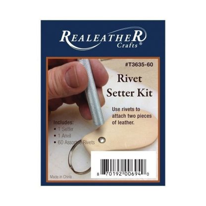 rivet setter, 1/4" rivets, assorted rivets