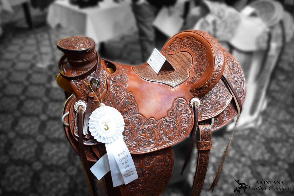 carved saddle, Carol Gessell saddle