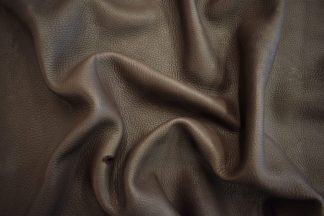 dark brown deer leather, chocolate deerskin