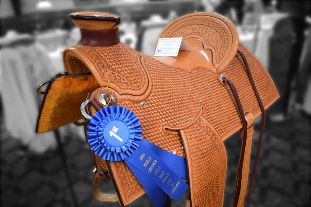 Basket Stamped Saddle - Trevor Alexander - Burns Saddlery