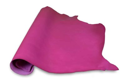 Fuchsia Vaqueta Veg Tan Leather