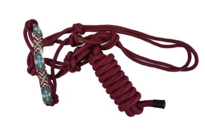 Burgundy Beaded Halter