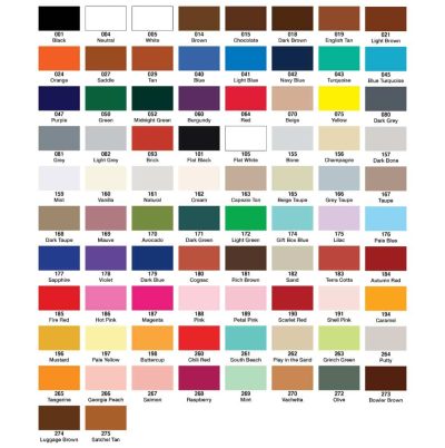 Angelus Color Chart