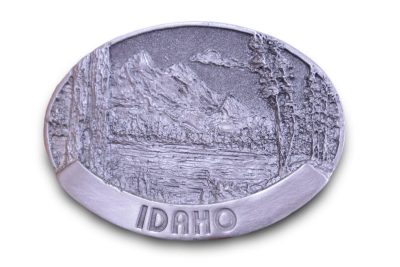 Idaho Mountains Buckle