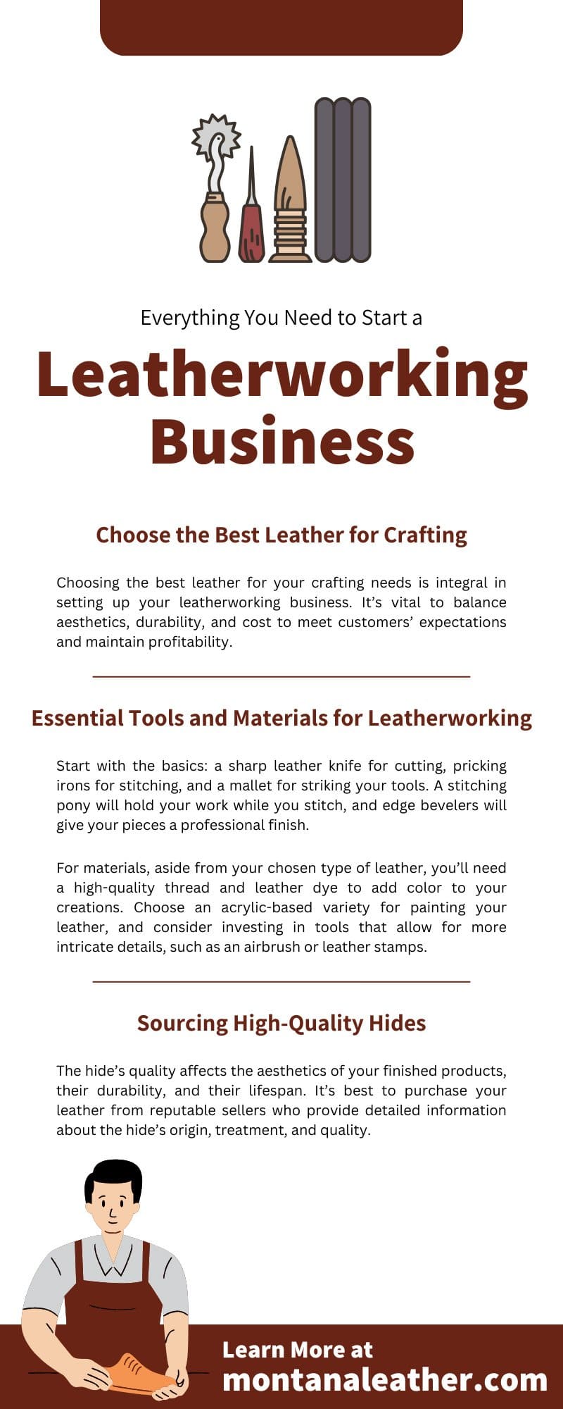 Everything You Need to Start a Leatherworking Business
