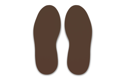 Brown Vibram Midsoles