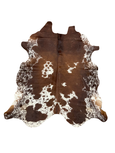 Brown and White Cow Hide